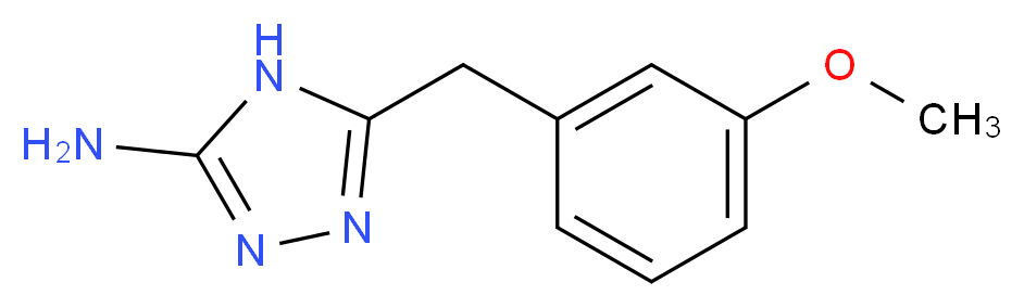  5-(3-Methoxybenzyl)-4H-1,2,4-triazol-3-amine_分子结构_CAS_54464-13-0)