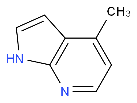 4-Methyl-1H-pyrrolo[2,3-b]pyridine_分子结构_CAS_824-24-8)