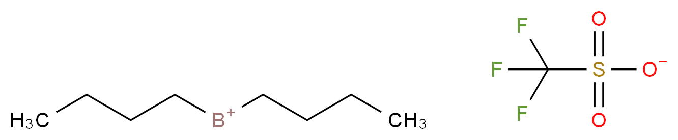 dibutylboranylium trifluoromethanesulfonate_分子结构_CAS_60669-69-4