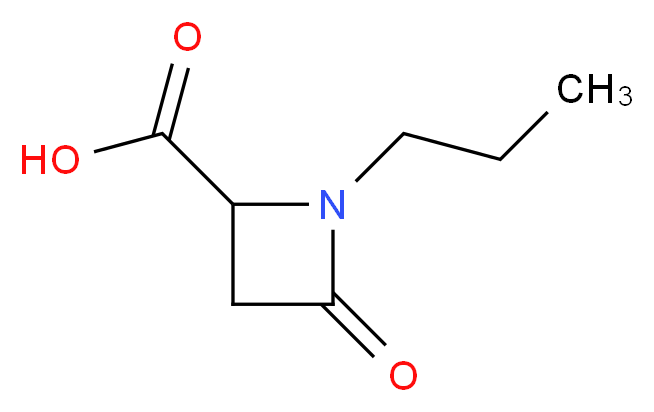 4-Oxo-1-propyl-2-azetidinecarboxylic acid_分子结构_CAS_)
