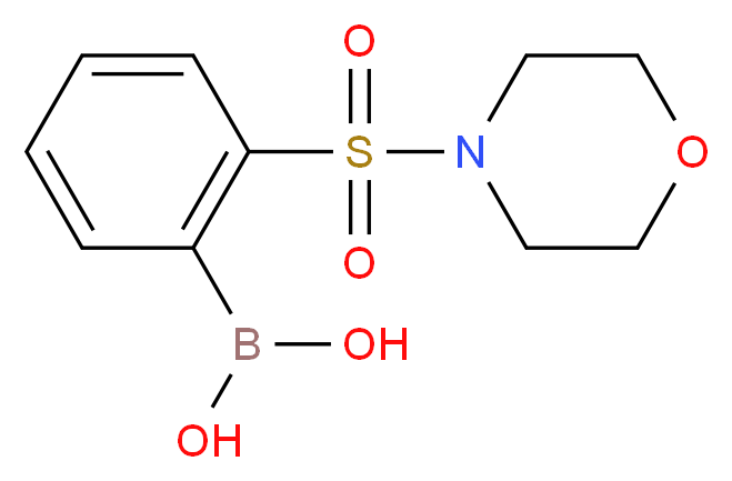2-(Morpholinosulfonyl)phenylboronic acid_分子结构_CAS_957062-65-6)