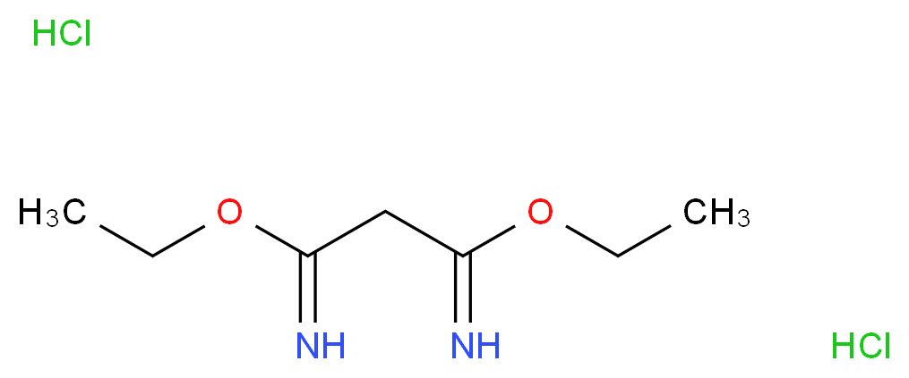 1,3-diethyl propanedicarboximidate dihydrochloride_分子结构_CAS_10344-69-1