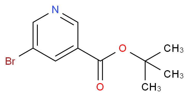 5-BROMO-3-PYRIDINECARBOXYLIC ACID TERT-BUTYL ESTER_分子结构_CAS_263270-02-6)