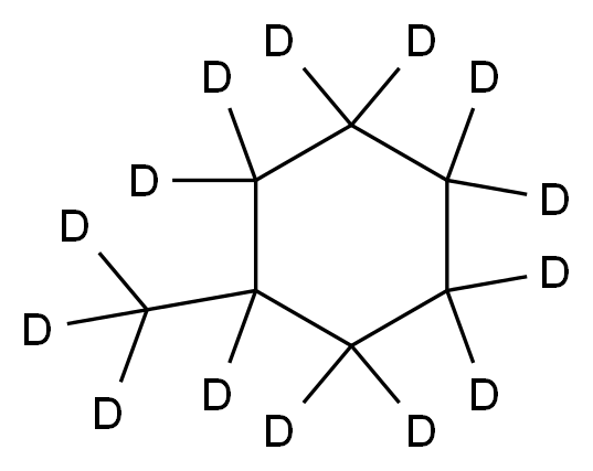 1-(<sup>2</sup>H<sub>3</sub>)methyl(<sup>2</sup>H<sub>1</sub><sub>1</sub>)cyclohexane_分子结构_CAS_10120-28-2