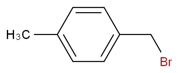 1-(bromomethyl)-4-methylbenzene_分子结构_CAS_104-81-4