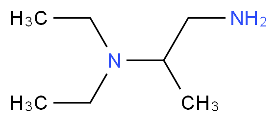 (1-aminopropan-2-yl)diethylamine_分子结构_CAS_5137-13-3