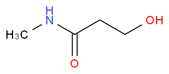 3-Hydroxy-N-methylpropanamide_分子结构_CAS_6830-81-5)