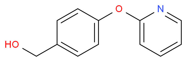 [4-(pyridin-2-yloxy)phenyl]methanol_分子结构_CAS_194017-70-4