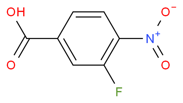 3-fluoro-4-nitrobenzenecarboxylic acid_分子结构_CAS_403-21-4)