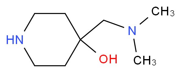 4-[(dimethylamino)methyl]-4-piperidinol_分子结构_CAS_)