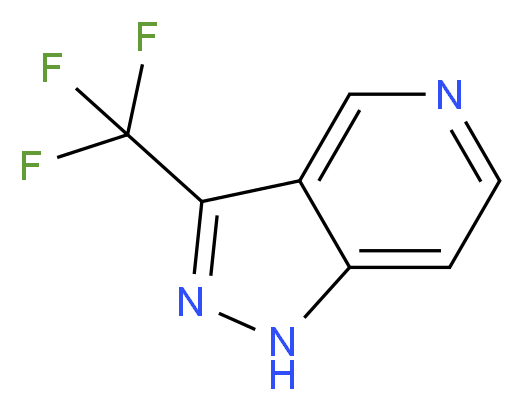 3-(trifluoromethyl)-1H-pyrazolo[4,3-c]pyridine_分子结构_CAS_230305-81-4)