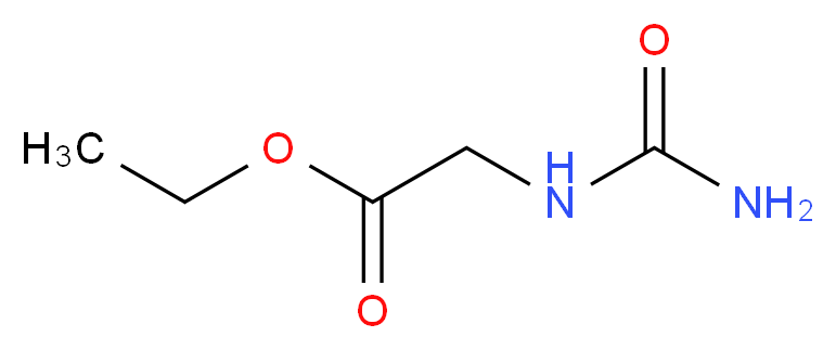 Ethyl ureidoacetate_分子结构_CAS_)