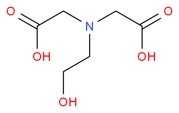N-(2-HYDROXYETHYL)IMINO-DIACETIC ACID_分子结构_CAS_93-62-9)