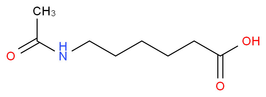 6-Acetamidohexanoic Acid_分子结构_CAS_57-08-9)