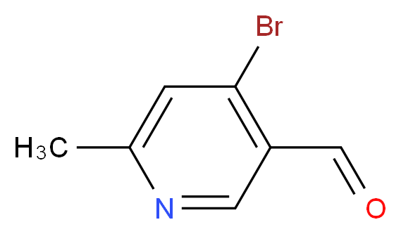 4-bromo-6-methylnicotinaldehyde_分子结构_CAS_1060805-91-5)