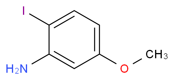 2-Iodo-5-methoxyaniline_分子结构_CAS_153898-63-6)