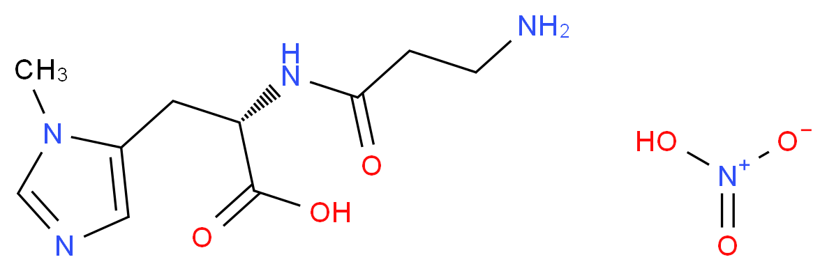 L-Anserine nitrate salt_分子结构_CAS_10030-52-1)