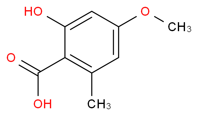 EVERNIC ACID_分子结构_CAS_537-09-7)