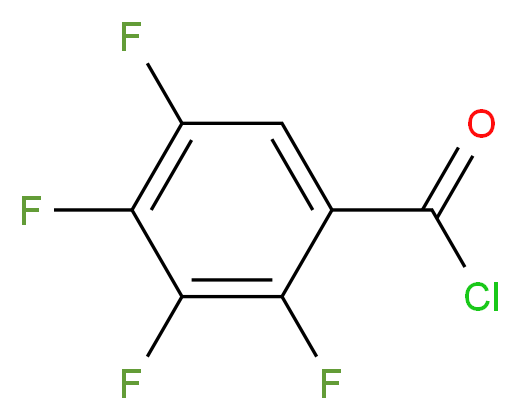 2,3,4,5-Tetrafluorobenzoyl chloride_分子结构_CAS_94695-48-4)