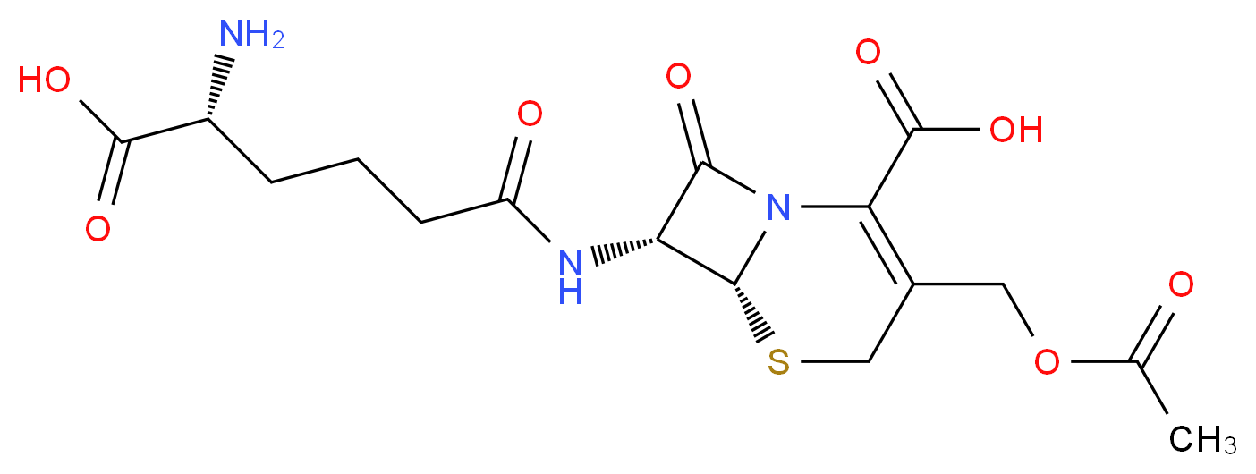 Cephalosporin C_分子结构_CAS_)