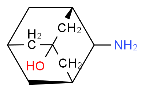 (1R,3S,4S,5S,7S)-rel-4-AMinoadaMantan-1-ol_分子结构_CAS_62058-03-1)