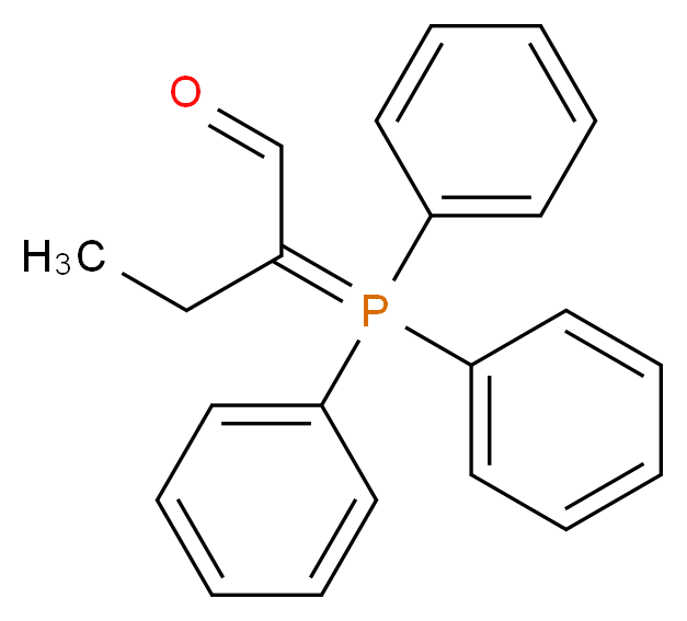 2-(triphenyl-λ<sup>5</sup>-phosphanylidene)butanal_分子结构_CAS_90601-08-4