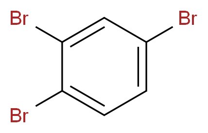 1,2,4-tribromobenzene_分子结构_CAS_615-54-3