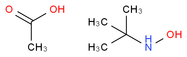 N-tert-butylhydroxylamine; acetic acid_分子结构_CAS_253605-31-1