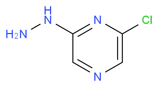 2-chloro-6-hydrazinylpyrazine_分子结构_CAS_63286-29-3
