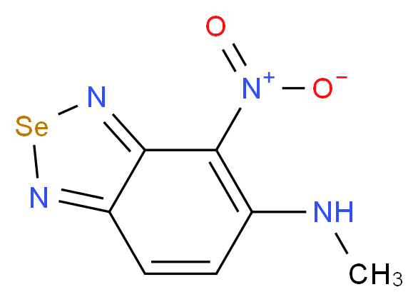 5-Methylamino-4-nitro-2,1,3-benzoselenadiazole_分子结构_CAS_107095-01-2)