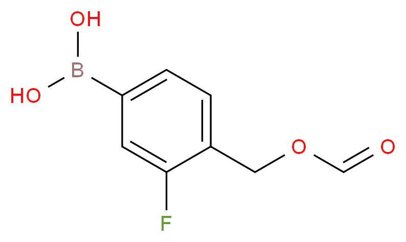 3-氟-4-(甲氧基羰基)苯硼酸_分子结构_CAS_505083-04-5)