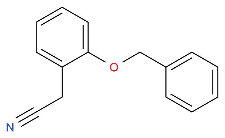 2-[2-(benzyloxy)phenyl]acetonitrile_分子结构_CAS_92552-22-2