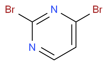 2,4-二溴嘧啶_分子结构_CAS_3921-01-5)