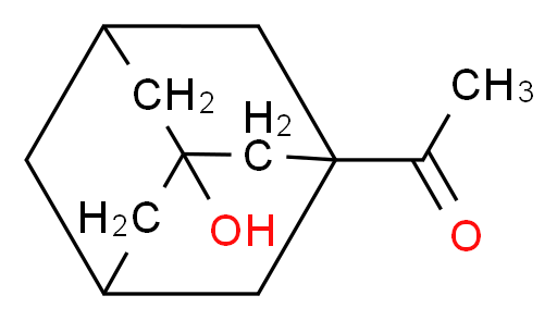 1-(3-Hydroxy-adamantan-1-yl)-ethanone_分子结构_CAS_39917-38-9)