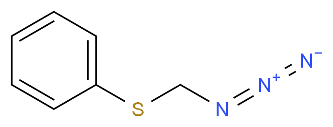 叠氮甲基苯基硫醚_分子结构_CAS_77422-70-9)