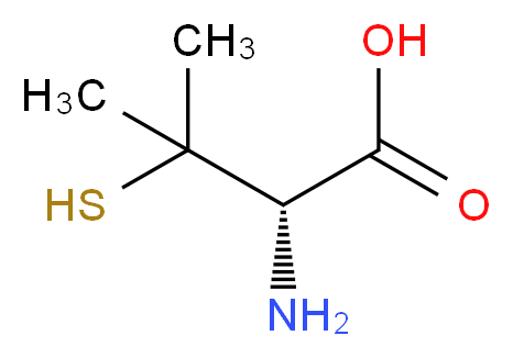 D-青霉胺_分子结构_CAS_52-67-5)