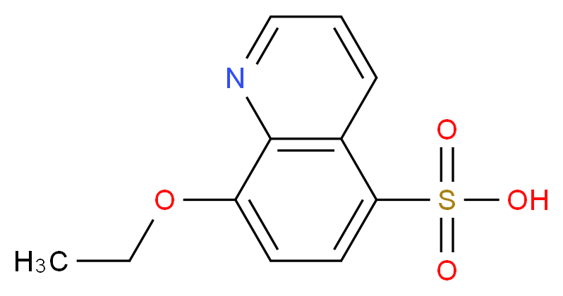 8-乙氧基喹啉-5-磺酸_分子结构_CAS_15301-40-3)