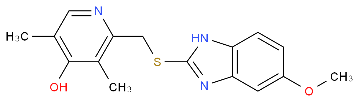 4-Hydroxy Omeprazole Sulfide_分子结构_CAS_103876-98-8)