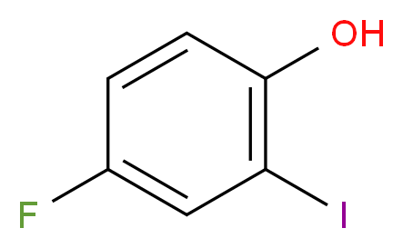 4-fluoro-2-iodophenol_分子结构_CAS_2713-29-3