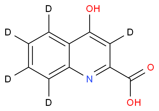 Kynurenic Acid-d5_分子结构_CAS_350820-13-2)