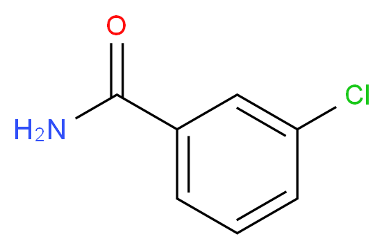 3-Chlorobenzamide_分子结构_CAS_618-48-4)