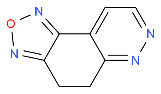 4,5-dihydro[1,2,5]oxadiazolo[3,4-f]cinnoline_分子结构_CAS_300587-41-1)