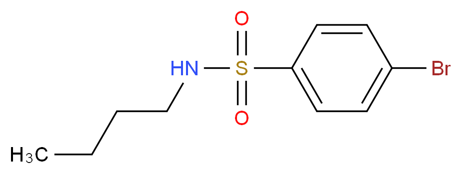 4-bromo-N-butylbenzene-1-sulfonamide_分子结构_CAS_1984-28-7
