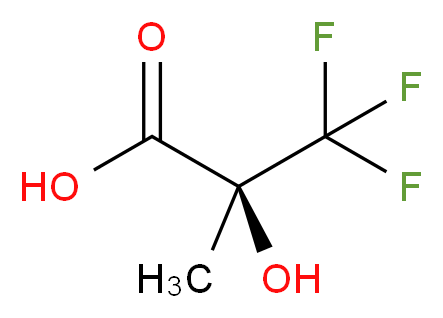 (S)-3,3,3-Trifluoro-2-hydroxy-2-Methylpropanoic acid_分子结构_CAS_24435-45-8)