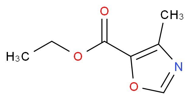 Ethyl 4-methyl-1,3-oxazole-5-carboxylate_分子结构_CAS_)