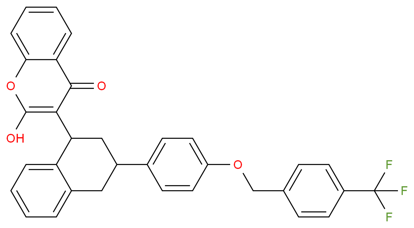 Flocoumafen_分子结构_CAS_90035-08-8)