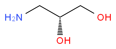 (R)-3-氨基-1,2-丙二醇_分子结构_CAS_66211-46-9)