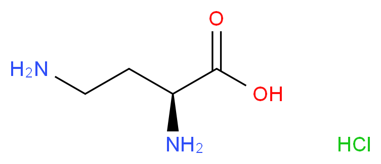 L-2,4-二氨基丁酸 单盐酸盐_分子结构_CAS_1482-98-0)