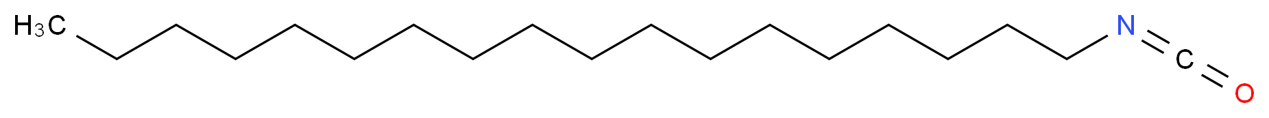 n-OCTADECYL ISOCYANATE_分子结构_CAS_112-96-9)