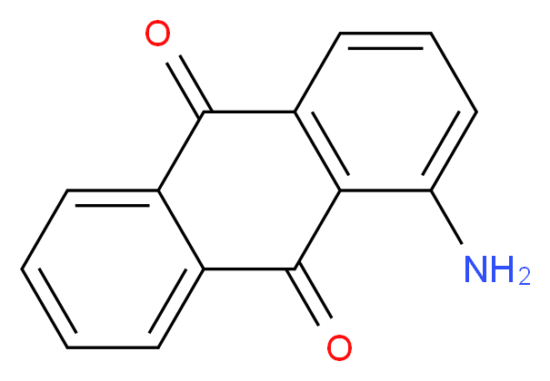 1-amino-9,10-dihydroanthracene-9,10-dione_分子结构_CAS_82-45-1